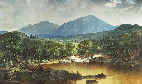 John Mix Stanley River in a Mountain Landscape